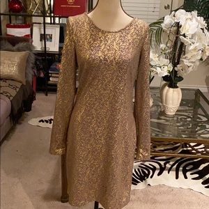 Gold sparkle dress 233